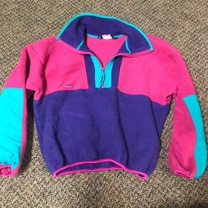 Small/Medium Columbia Vintage Quarter-Zip Sweater